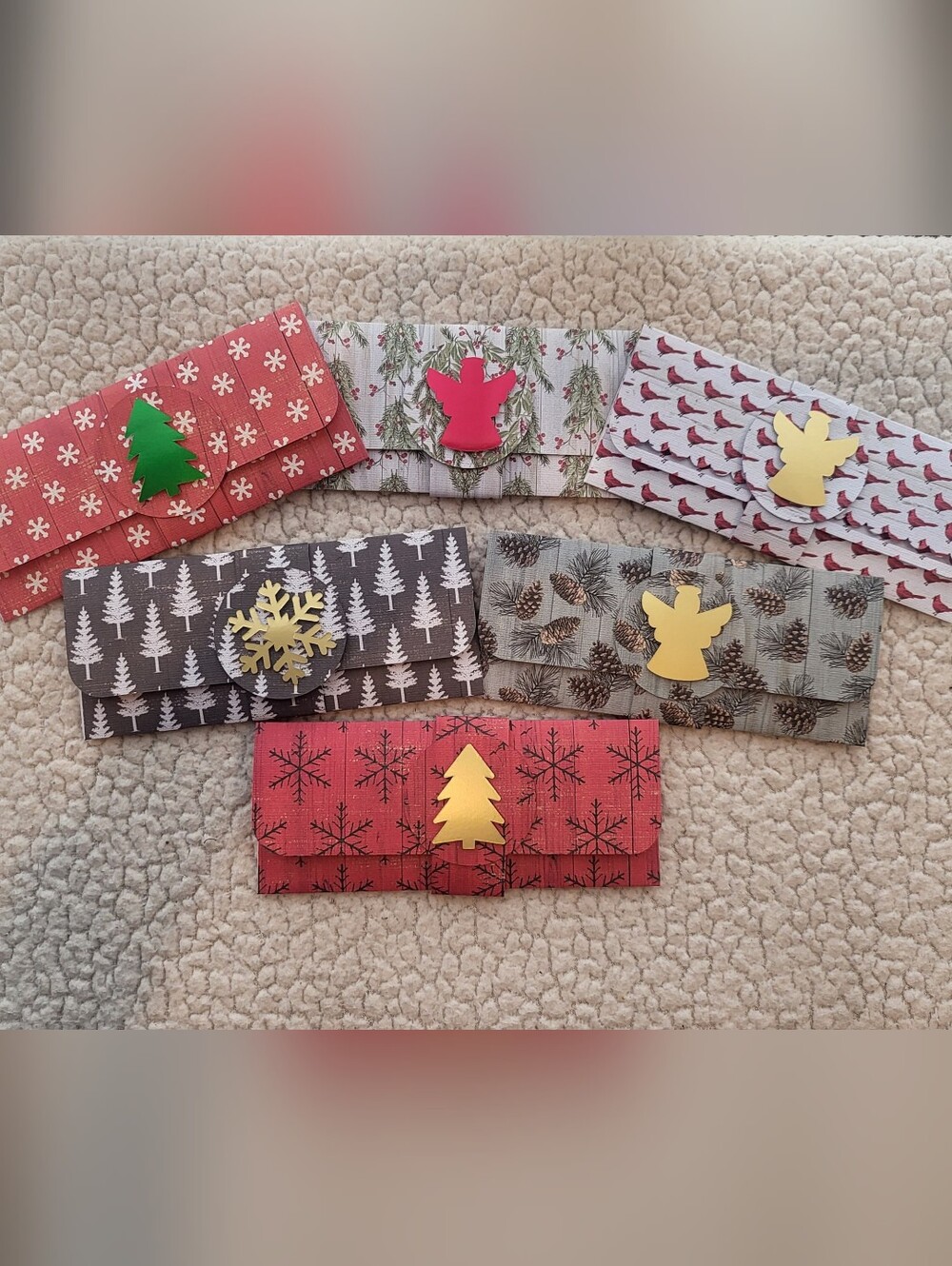 Handcrafted- Money Holders Set Of 3-NWT
